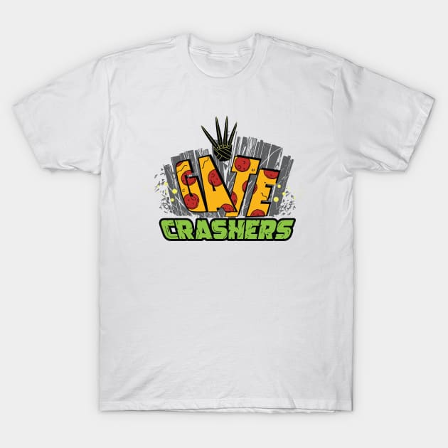 GateCrashers Turtle Power Logo (Katana Claws) T-Shirt by GateCrashers